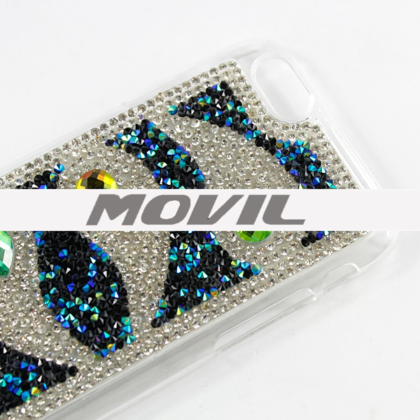 NP-2434 Bling TPU con diamante para el iPhone 6-2